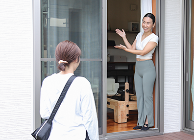 人目が気にならない好立地